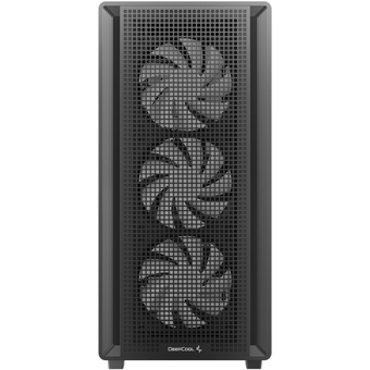  Корпус Deepcool CC550 4F, TG, 4x120mm ARGB Fan, mini-ITX, mATX, ATX, черный 