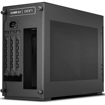  Корпус Lian Li A4H2OX5 (g99.a4h2ox5.r0), Micro-Tower, miniITX, без БП, черный 