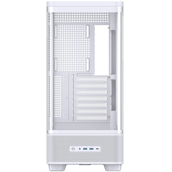  Корпус JONSBO TK-5 White, TG (aquarium), 3x140mm ARGB Fan, 4x120mm ARGB Fan, mini-ITX, mATX, ATX, белый 