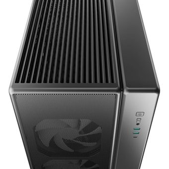  Корпус Deepcool CG590 Mesh 2F, TG (aquarium), 2x120mm ARGB Fan, mini-ITX, mATX, ATX, черный 