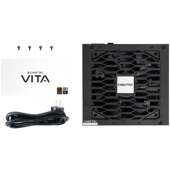  Блок питания CHIEFTEC Vita BPX-650-S Gen.5 Half mod, 650Вт, 80 Plus Bronze, 120мм, черный, retail 