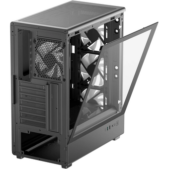  Корпус Deepcool CC550 4F, TG, 4x120mm ARGB Fan, mini-ITX, mATX, ATX, черный 