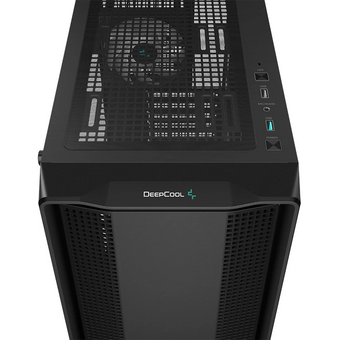  Корпус Deepcool CC560 V2 черный, без БП, ATX, боковая панель из закаленного стекла, USB 3.0, USB 2.0 