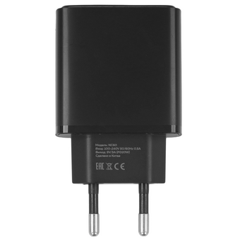  СЗУ More Choice NC60 1USB-C 3.0A PD 20W Black 