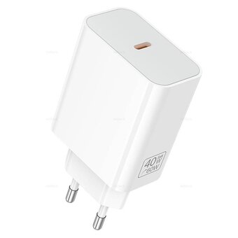  СЗУ BOROFONE BA109A Star single port PD40W charger set C to C EU белый 