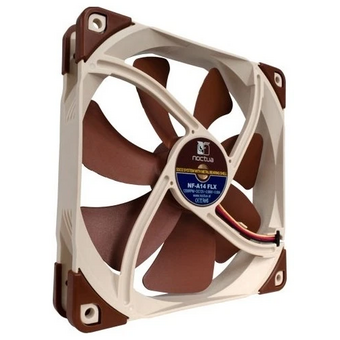  Вeнтилятор Noctua NF-A14 FLX (NF-A14 FLX) - 140mm, 1200 об/мин, 19.2 дБ, 3-pin 