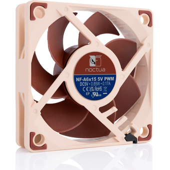  Вeнтилятор Noctua NF-A6x15 5V PWM (NF-A6x15 5V PWM) - 60mm, 3500 об/мин, 19.8 дБ, 4-pin PWM 
