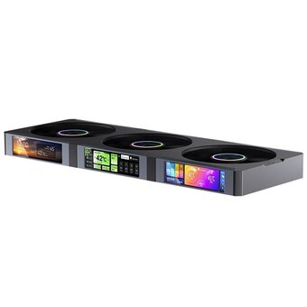  Вентилятор JONSBO ZC-360B (3 in 1) 363.8х130х28мм (PWM, ARGB LED, 700-2400об/мин, черный) Retail 