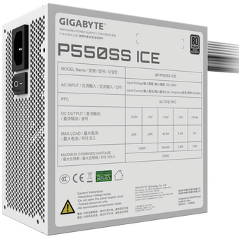  Блок питания GigaByte GP-P550SS Ice (28200-P55SW-1EUR) 550W 