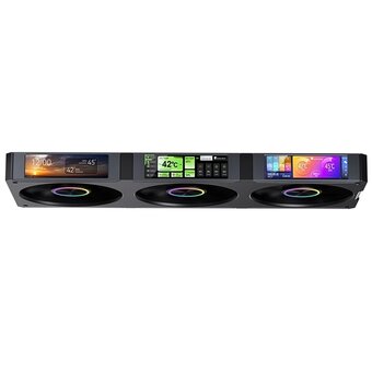  Вентилятор JONSBO ZC-360B (3 in 1) 363.8х130х28мм (PWM, ARGB LED, 700-2400об/мин, черный) Retail 