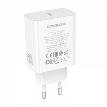  СЗУ BOROFONE BA109A Star single port PD40W charger EU белый 