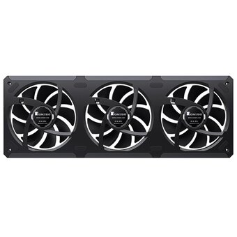  Вентилятор JONSBO ZC-360B (3 in 1) 363.8х130х28мм (PWM, ARGB LED, 700-2400об/мин, черный) Retail 