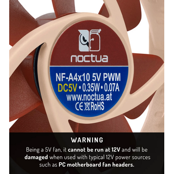  Вeнтилятор Noctua NF-A4x10 5V PWM (NF-A4x10 5V PWM) - 40mm 