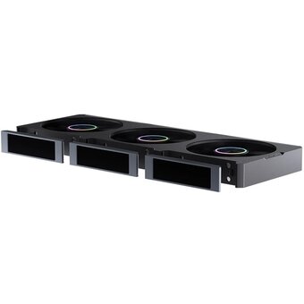  Вентилятор JONSBO ZC-360B (3 in 1) 363.8х130х28мм (PWM, ARGB LED, 700-2400об/мин, черный) Retail 