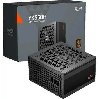  Блок питания PCCOOLER YK550H (p3-yk550h-b1hwbk1-eu), 550Вт, 80 Plus Bronze, 120мм, черный, retail 
