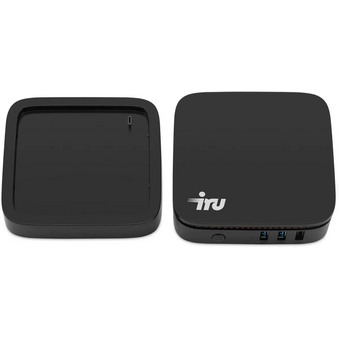  Неттоп IRU 110JLCN (2152163) Cel N4500 (1.1) 8Gb SSD256Gb UHDG Windows 11 Pro GbitEth WiFi BT черный 