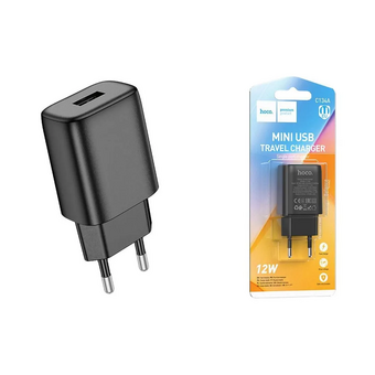  СЗУ HOCO C134A Solid single port charger EU черный 