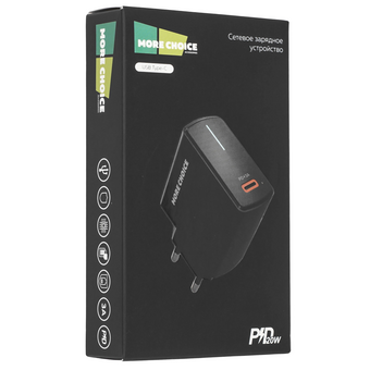  СЗУ More Choice NC60 1USB-C 3.0A PD 20W Black 