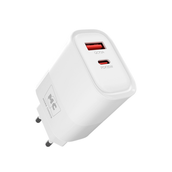  СЗУ More Choice NC82a 1USB+1Type-C 3.0A QC3.0+PD35Вт Type-C+Type-C PD60Вт White 