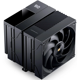  Кулер JONSBO CC90 Black LGA1851/1700/1200/115X/AM5/AM4 (TDP 285W, PWM, 130mm Black Fan + 120mm Black Fan, 6 тепловых трубок, медная база) 