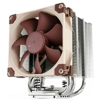  Кулер Noctua NH-U9S Beige/Brown (140W, 4-pin PWM, 125mm, Al/Cu, 5x6mm, 1x92x92x25mm, 46.44CFM, 22.8dBA, 2000RPM) 