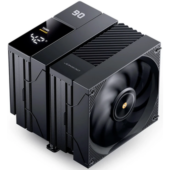  Кулер JONSBO CC90 Black LGA1851/1700/1200/115X/AM5/AM4 (TDP 285W, PWM, 130mm Black Fan + 120mm Black Fan, 6 тепловых трубок, медная база) 