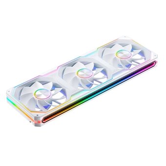  Вентилятор JONSBO XA-360WR (3 in 1) 362х123х28мм REVERSE (PWM, ARGB LED, 700-1800об/мин, белый) Retail 