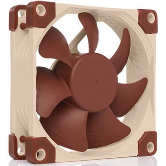  Кулер Noctua NF-A8 5V PWM (80x80x25mm, 4-pin 32.6CFM, 17.7dBA, 2200RPM, Beige/Brown) 