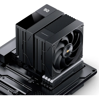  Кулер JONSBO CC90 Black LGA1851/1700/1200/115X/AM5/AM4 (TDP 285W, PWM, 130mm Black Fan + 120mm Black Fan, 6 тепловых трубок, медная база) 