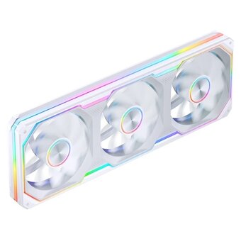  Вентилятор JONSBO XA-360WR (3 in 1) 362х123х28мм REVERSE (PWM, ARGB LED, 700-1800об/мин, белый) Retail 