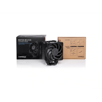 Кулер Noctua NH-U12A chromax.black (NH-U12A chromax.black) LGA 1700/1200/115X/2011/-3/2066/AM4/AM5 TDP 169Вт Black RTL 