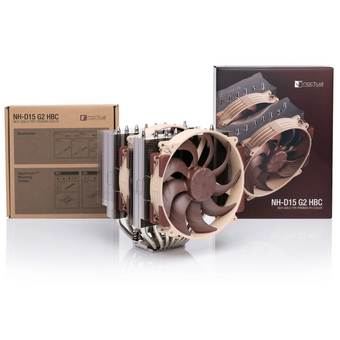  Кулер Noctua NH-D15 G2 HBC (228W, 4-pin PWM, 168mm, Al/Cu, 8x6mm, 2x140mm, 91.5CFM, 24.8dBA, 1500RPM, S: 1851/1700/1200/115X) 