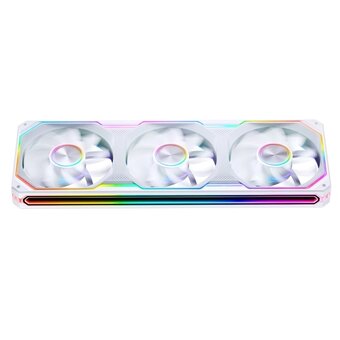  Вентилятор JONSBO XA-360WR (3 in 1) 362х123х28мм REVERSE (PWM, ARGB LED, 700-1800об/мин, белый) Retail 