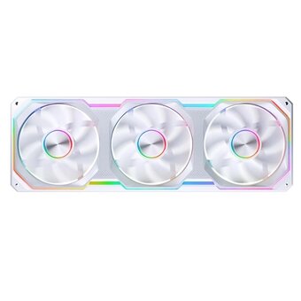  Вентилятор JONSBO XA-360WR (3 in 1) 362х123х28мм REVERSE (PWM, ARGB LED, 700-1800об/мин, белый) Retail 