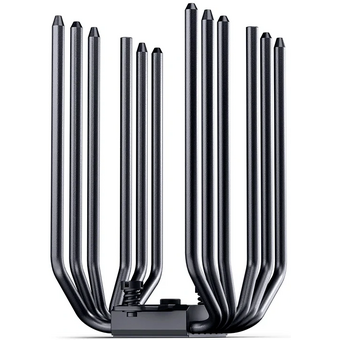  Кулер JONSBO CC90 Black LGA1851/1700/1200/115X/AM5/AM4 (TDP 285W, PWM, 130mm Black Fan + 120mm Black Fan, 6 тепловых трубок, медная база) 