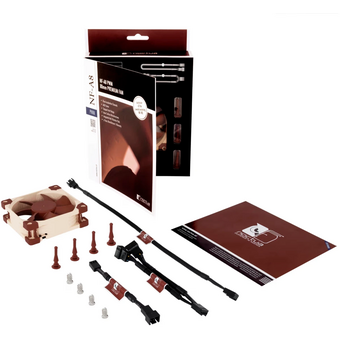  Кулер Noctua NF-A8 PWM chromax.black.swap (80x80x25mm, 4-pin 32.67CFM, 17.7dBA, 2200RPM, Black) 