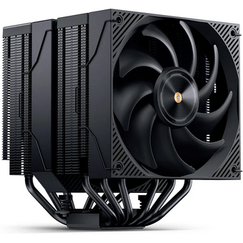  Кулер JONSBO CC90 Black LGA1851/1700/1200/115X/AM5/AM4 (TDP 285W, PWM, 130mm Black Fan + 120mm Black Fan, 6 тепловых трубок, медная база) 