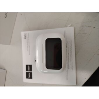  УЦ Наушники bluetooth HOCO EW72 Lite Soar true wireless touch screen белый (плохая упаковка, скол на экране) 