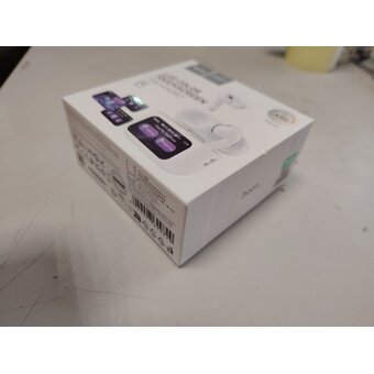  УЦ Наушники bluetooth HOCO EW72 Lite Soar true wireless touch screen белый (плохая упаковка, скол на экране) 