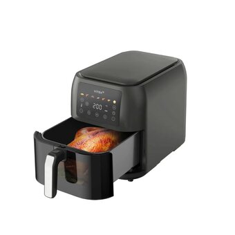  Аэрогриль Vitek VT-AF8001 темно-серый/черный 