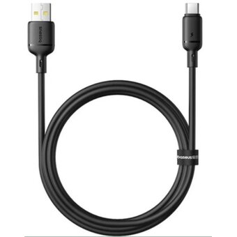  Кабель Baseus P10377703113-03 Silky Fast Charging Data Cable USB-A to USB-C 3A 2m Cluster Black 