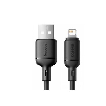  Кабель Baseus P10377702113-01 Silky Series Fast Charging Cable USB to iP 2.4A 2m Cluster Black 
