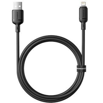  Кабель Baseus P10377702113-01 Silky Series Fast Charging Cable USB to iP 2.4A 2m Cluster Black 