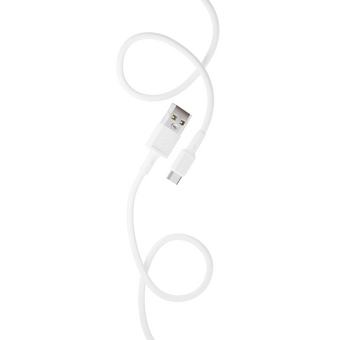  Кабель More choice K19a/К19а USB+Type-C 2.0A TPE 1м White 