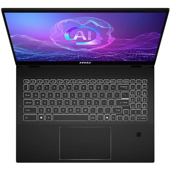  Ноутбук MSI Summit Pro 16 AI A2HVETG-085RU (9S7-159631-085-Win11P) Core Ultra 7 255H 32Gb SSD1Tb NVIDIA GeForce RTX4050 6Gb 16" IPS Touch QHD+ black 