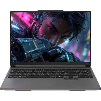  Ноутбук Maibenben X16C-i54455 (X16C-I544550F44HG4E10-Win11H) Core i5 14450HX 16Gb SSD512Gb NVIDIA GeForce RTX5050 8Gb 16" IPS FHD+ (1920x1200) grey 