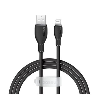  Кабель Baseus P10376301112-02 Ultra-Fast Fast Charging Cable USB to iP 2.4A 1m Cluster Black 