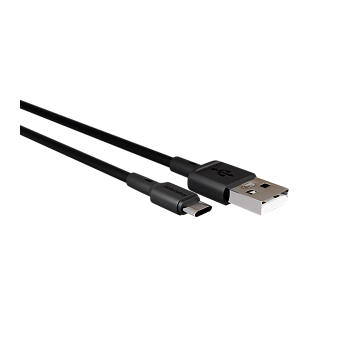  Кабель More choice K19a/К19а USB+Type-C 2.0A TPE 2м Black 