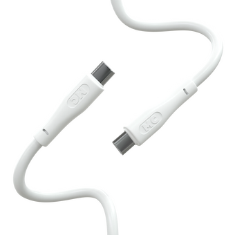  Дата-кабель More choice K60aa USB 3.0A PD60W для Type-C Type-C ПВХ 2м White 