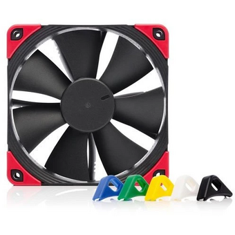  Кулер Noctua NF-F12 PWM chromax.black.swap (120x120x25mm, 4-pin 54.97CFM, 22.4dBA, 1500RPM, Black) 